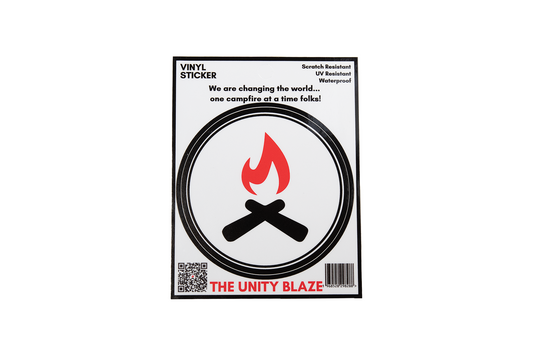 The Unity Blaze Vinyl Sticker