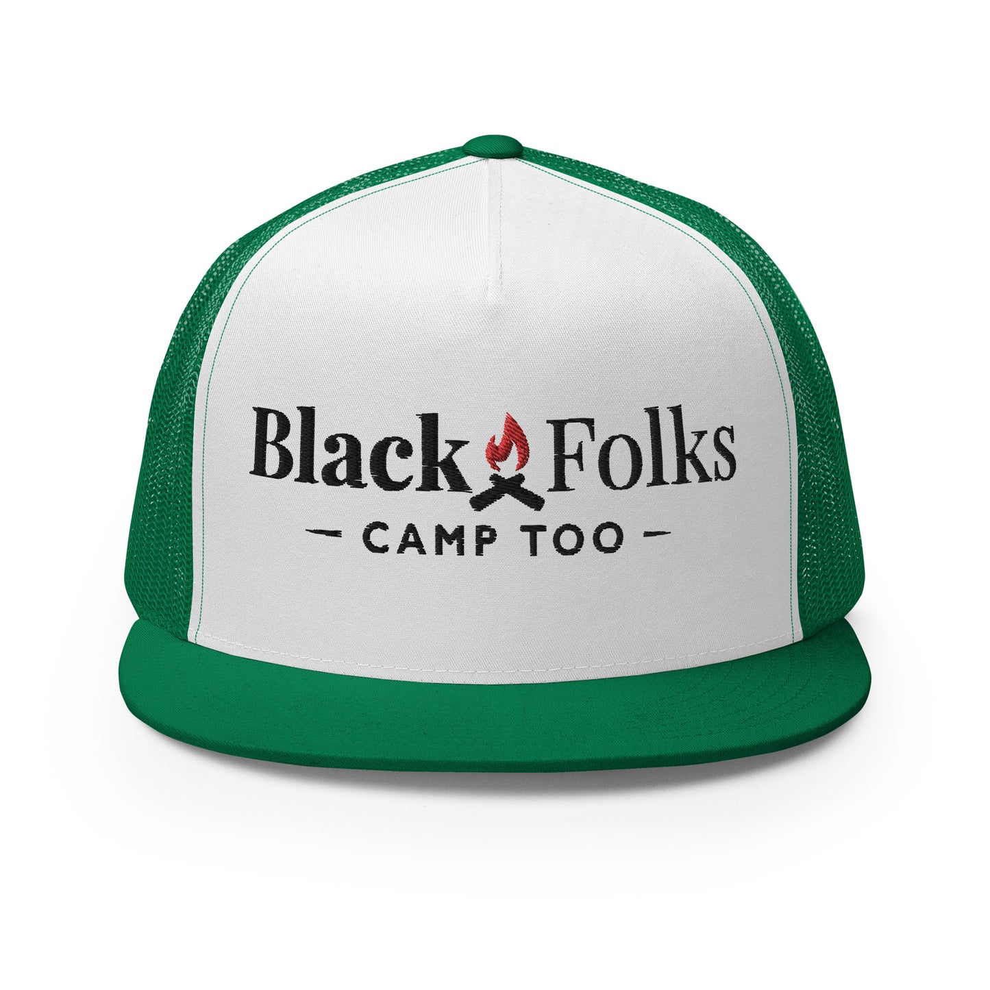 Black Folks Camp Too "Authentic" Snapback Hat