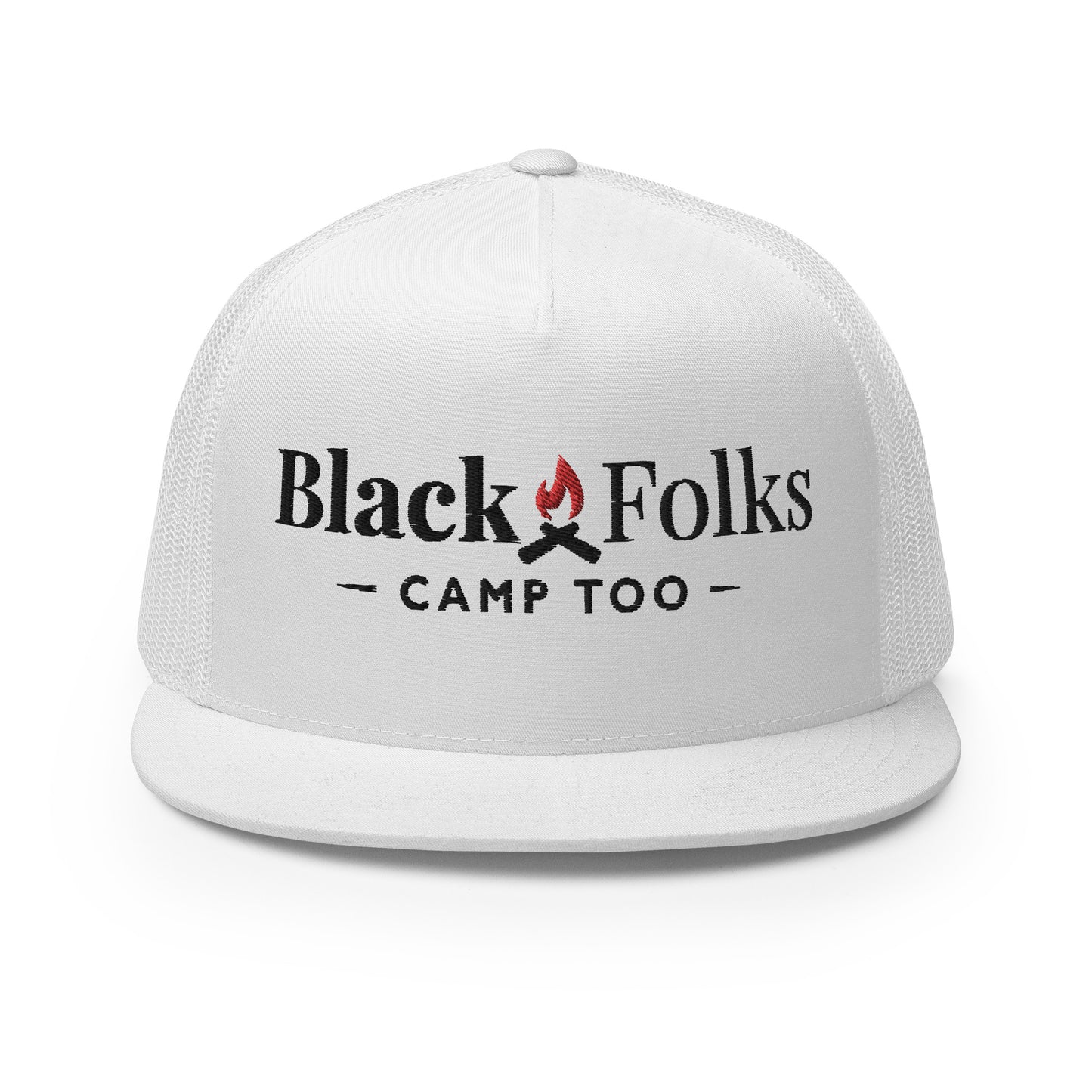 Black Folks Camp Too "Authentic" Snapback Hat