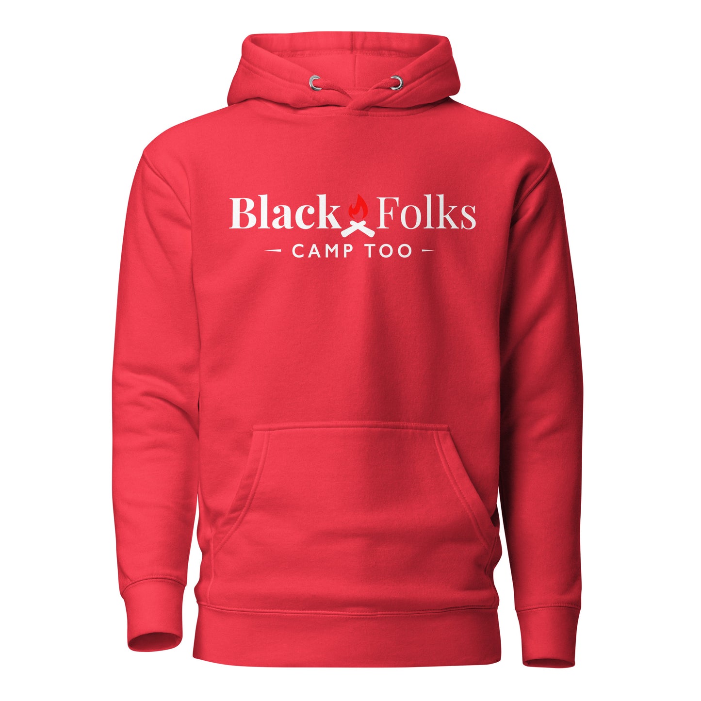 Black Folks Camp Too Logo Hoodie