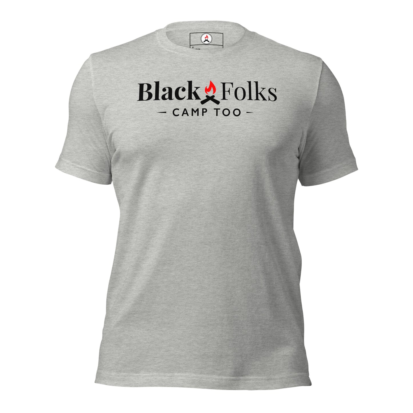 Black Folks Camp Too Logo Tee