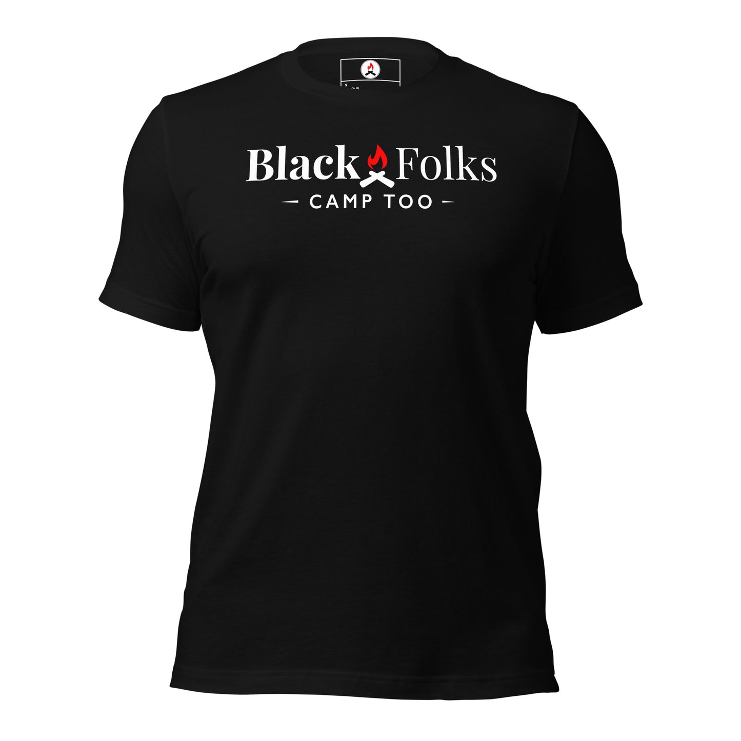 Black Folks Camp Too Logo Tee