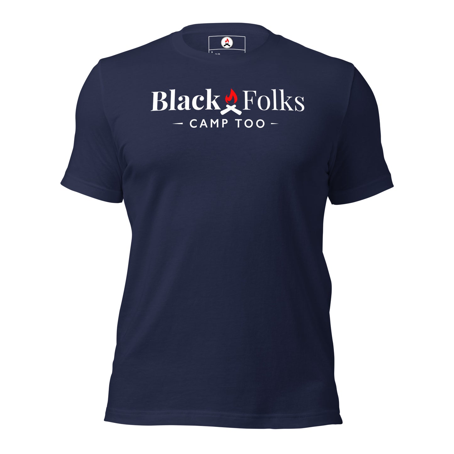 Black Folks Camp Too Logo Tee