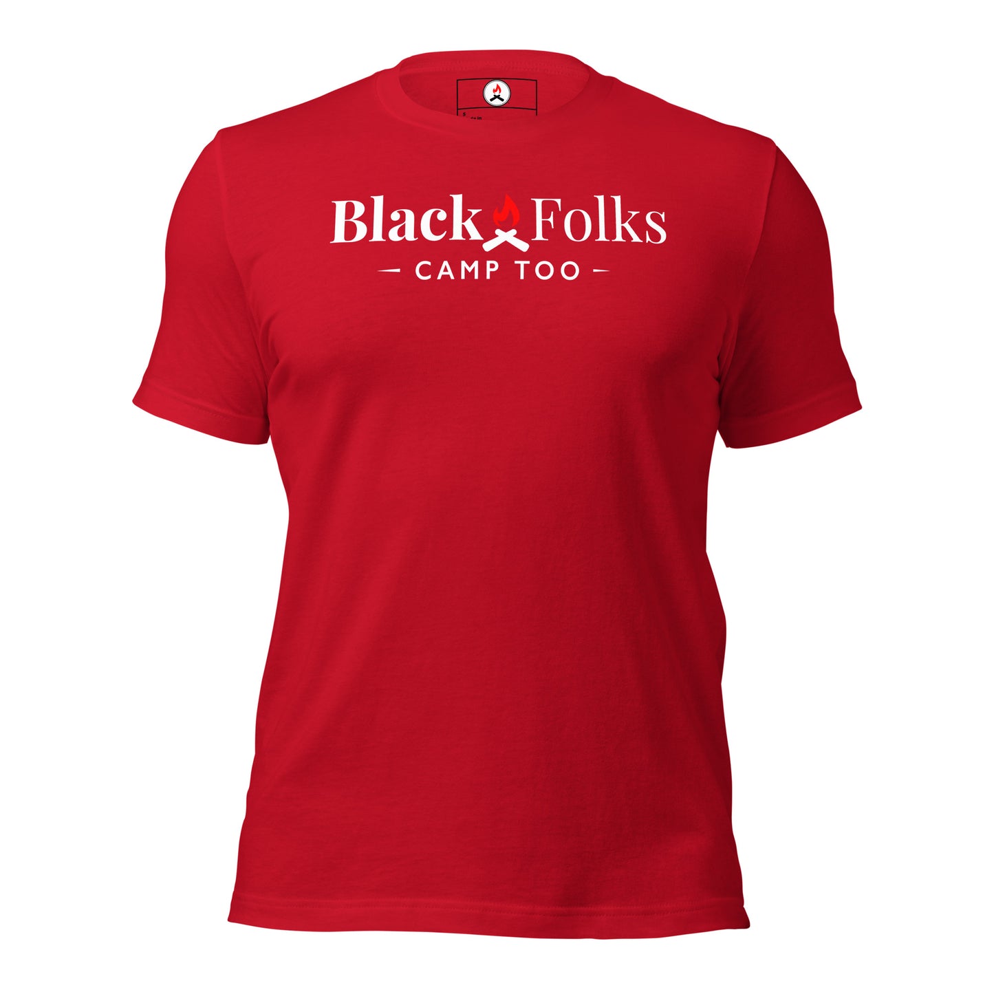 Black Folks Camp Too Logo Tee