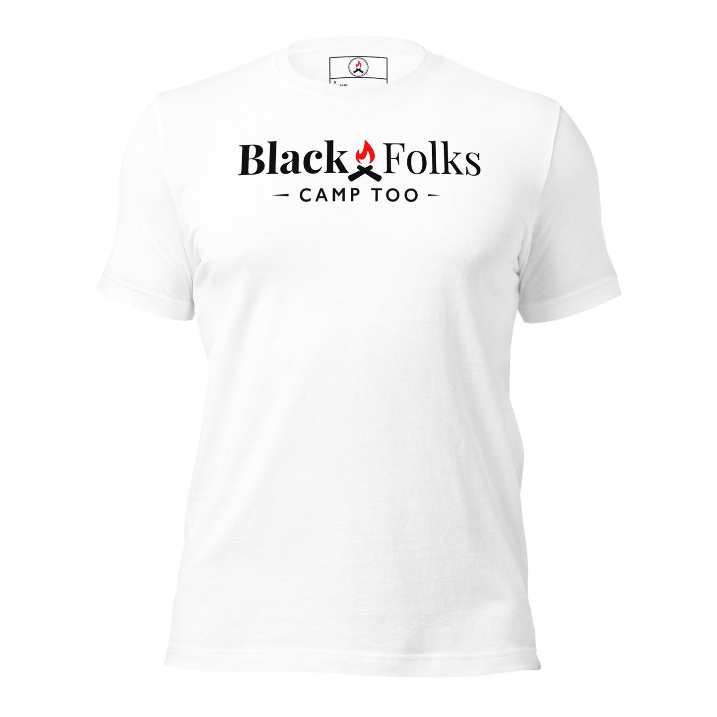 Black Folks Camp Too Logo Tee